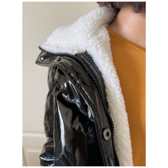 G.I.L.I. Sherpa Lined Puffer Jacket - Black Size Medium *NEW* - Picture 3 of 5